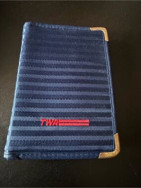 TWA Vintage Navy Blue Travel Case